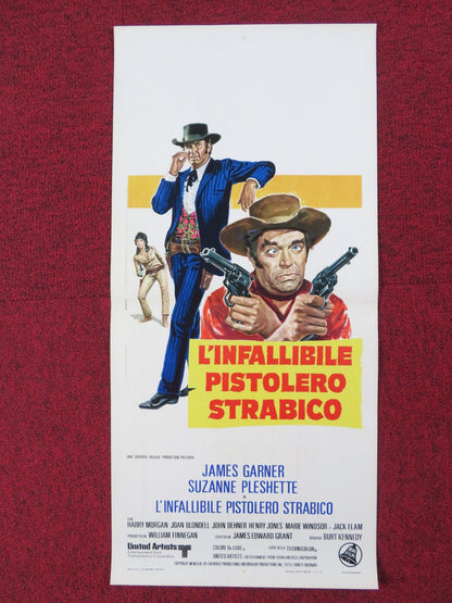 L'INFALLIBILE PISTOLERO STRABICO ITALIAN LOCANDINA POSTER JAMES GARNER 1971 Rendezvous Cinema Movie posters