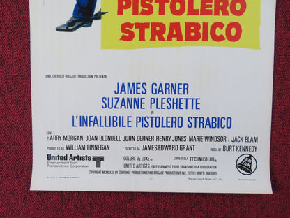 L'INFALLIBILE PISTOLERO STRABICO ITALIAN LOCANDINA POSTER JAMES GARNER 1971 Rendezvous Cinema Movie posters