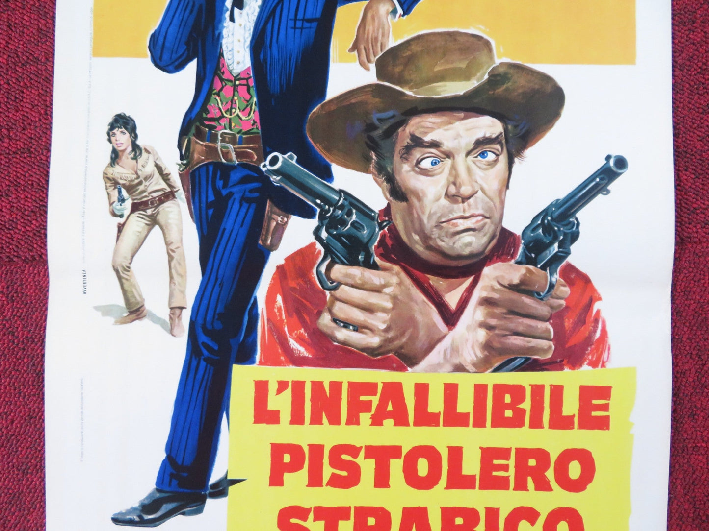 L'INFALLIBILE PISTOLERO STRABICO ITALIAN LOCANDINA POSTER JAMES GARNER 1971 Rendezvous Cinema Movie posters