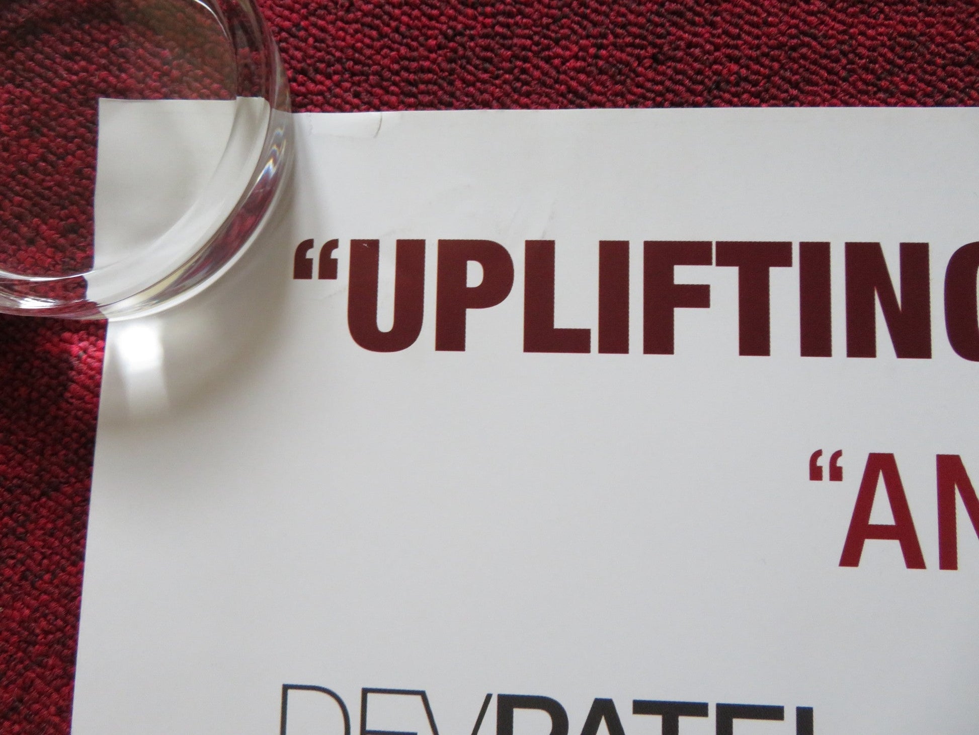 LION UK QUAD ROLLED POSTER NICOLE KIDMAN DEV PATEL 2016 Rendezvous Cinema Movie posters