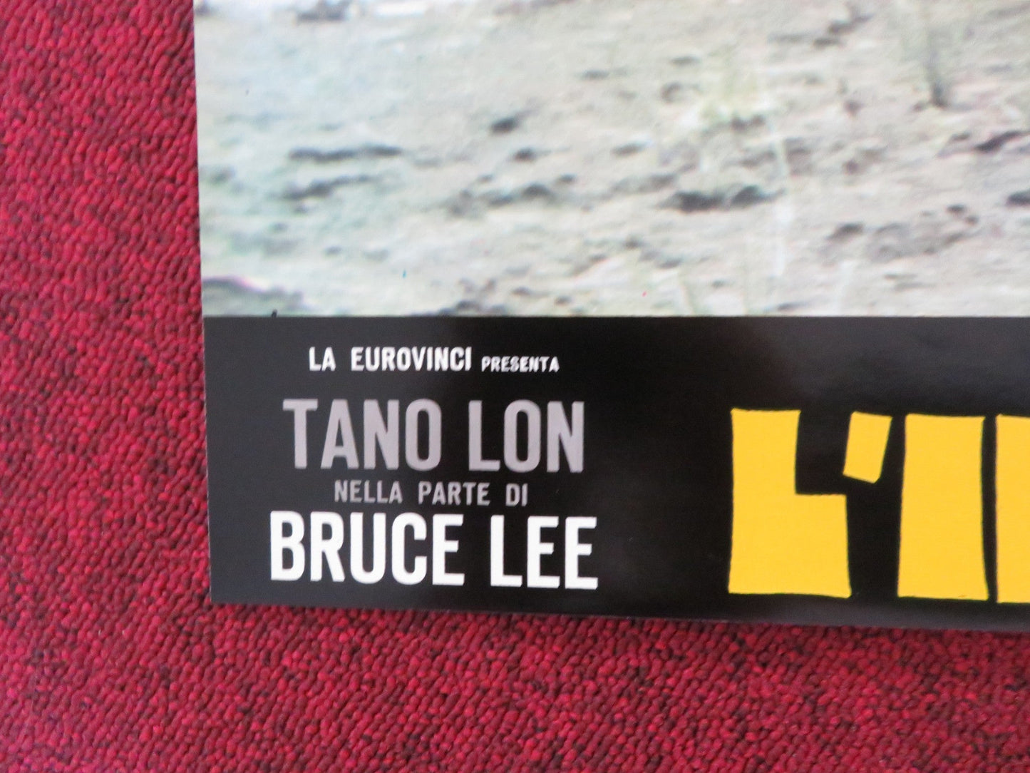 L'IRA DI BRUCE LEE - B ITALIAN FOTOBUSTA POSTER LUNG TANG YAN - YUNG TSO 1974 Rendezvous Cinema Movie posters