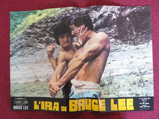 L'IRA DI BRUCE LEE - B ITALIAN FOTOBUSTA POSTER LUNG TANG YAN - YUNG TSO 1974 Rendezvous Cinema Movie posters