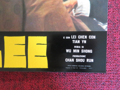 L'IRA DI BRUCE LEE - D ITALIAN FOTOBUSTA POSTER LUNG TANG YAN - YUNG TSO 1974 Rendezvous Cinema Movie posters
