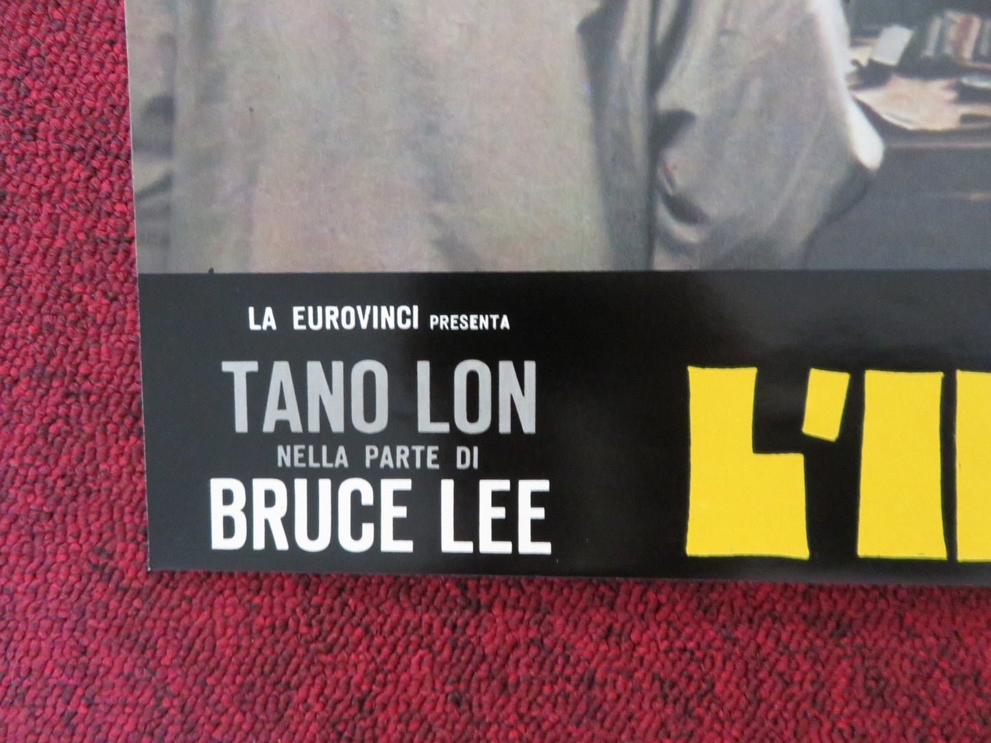L'IRA DI BRUCE LEE - D ITALIAN FOTOBUSTA POSTER LUNG TANG YAN - YUNG TSO 1974 Rendezvous Cinema Movie posters