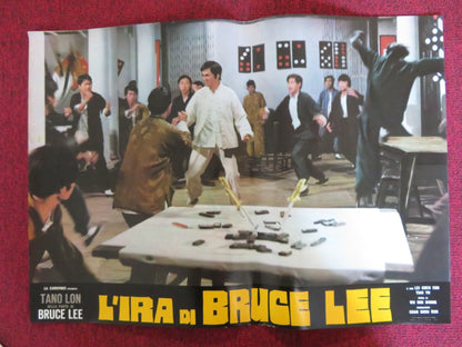 L'IRA DI BRUCE LEE - E ITALIAN FOTOBUSTA POSTER LUNG TANG YAN - YUNG TSO 1974 Rendezvous Cinema Movie posters