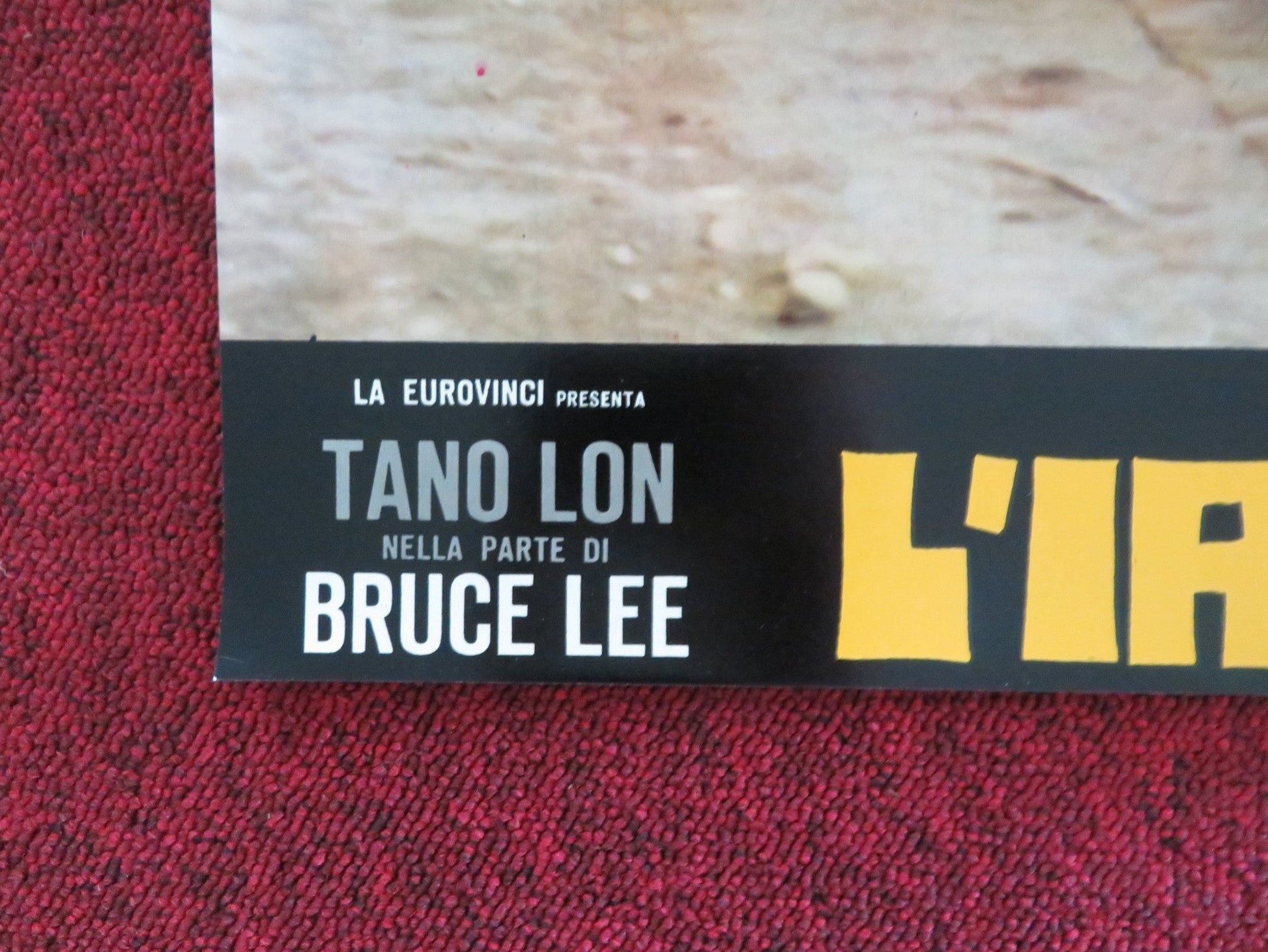 L'IRA DI BRUCE LEE - F ITALIAN FOTOBUSTA POSTER LUNG TANG YAN - YUNG TSO 1974 Rendezvous Cinema Movie posters