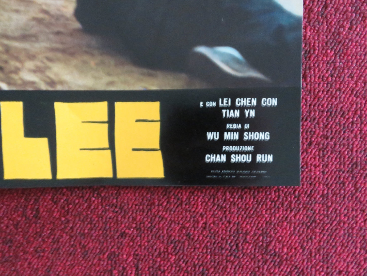 L'IRA DI BRUCE LEE - F ITALIAN FOTOBUSTA POSTER LUNG TANG YAN - YUNG TSO 1974 Rendezvous Cinema Movie posters