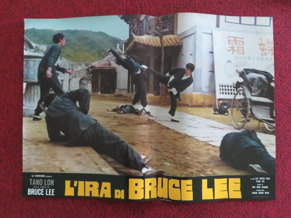 L'IRA DI BRUCE LEE - F ITALIAN FOTOBUSTA POSTER LUNG TANG YAN - YUNG TSO 1974 Rendezvous Cinema Movie posters