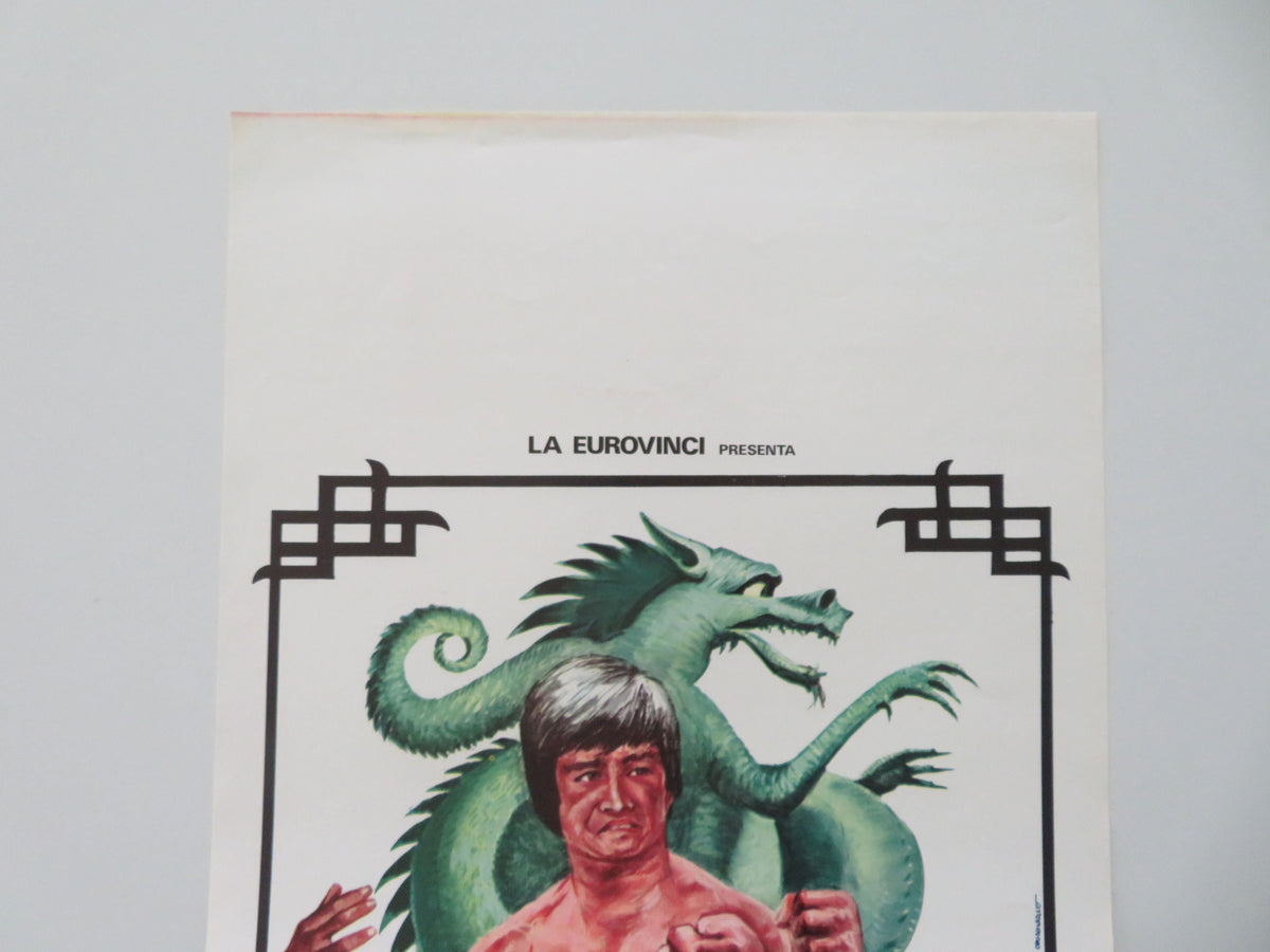 L'ira Di Bruce Lee Italian Locandina Poster Lung Tang Yan-Yung Tso 1975 Movie posters