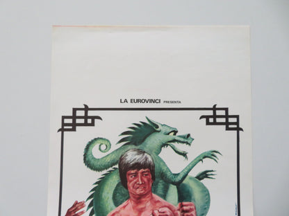 L'ira Di Bruce Lee Italian Locandina Poster Lung Tang Yan-Yung Tso 1975 Movie posters