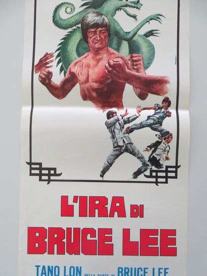 L'ira Di Bruce Lee Italian Locandina Poster Lung Tang Yan-Yung Tso 1975 Movie posters