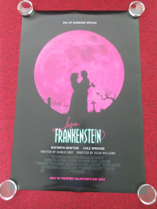 LISA FRANKENSTEIN - A US ONE SHEET ROLLED POSTER KATHRYN NEWTON MONTES 2024 Movie posters