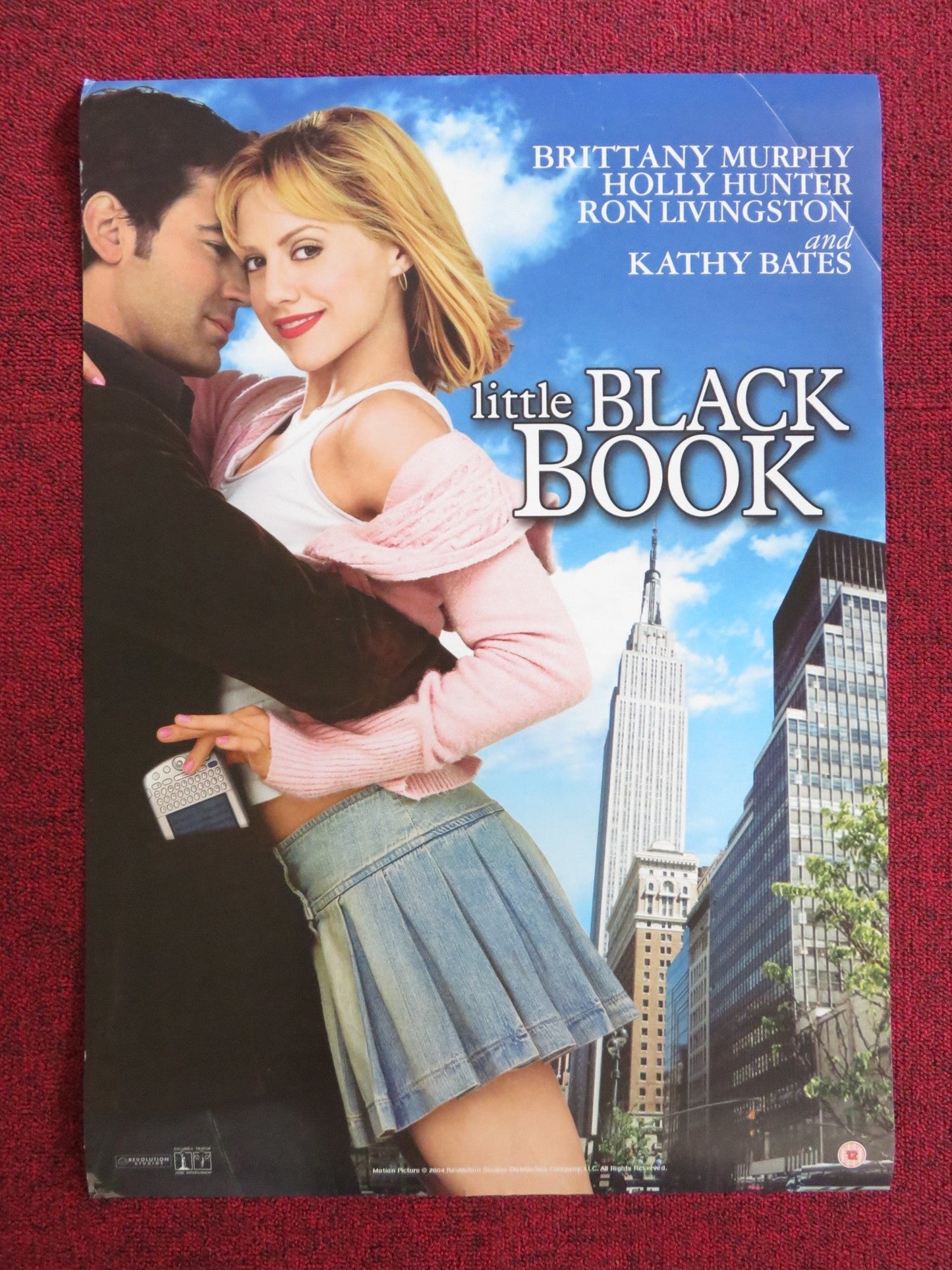 LITTLE BLACK BOOK VHS VIDEO POSTER BRITTANY MURPHY HOLLY HUNTER 2004 Rendezvous Cinema Movie posters