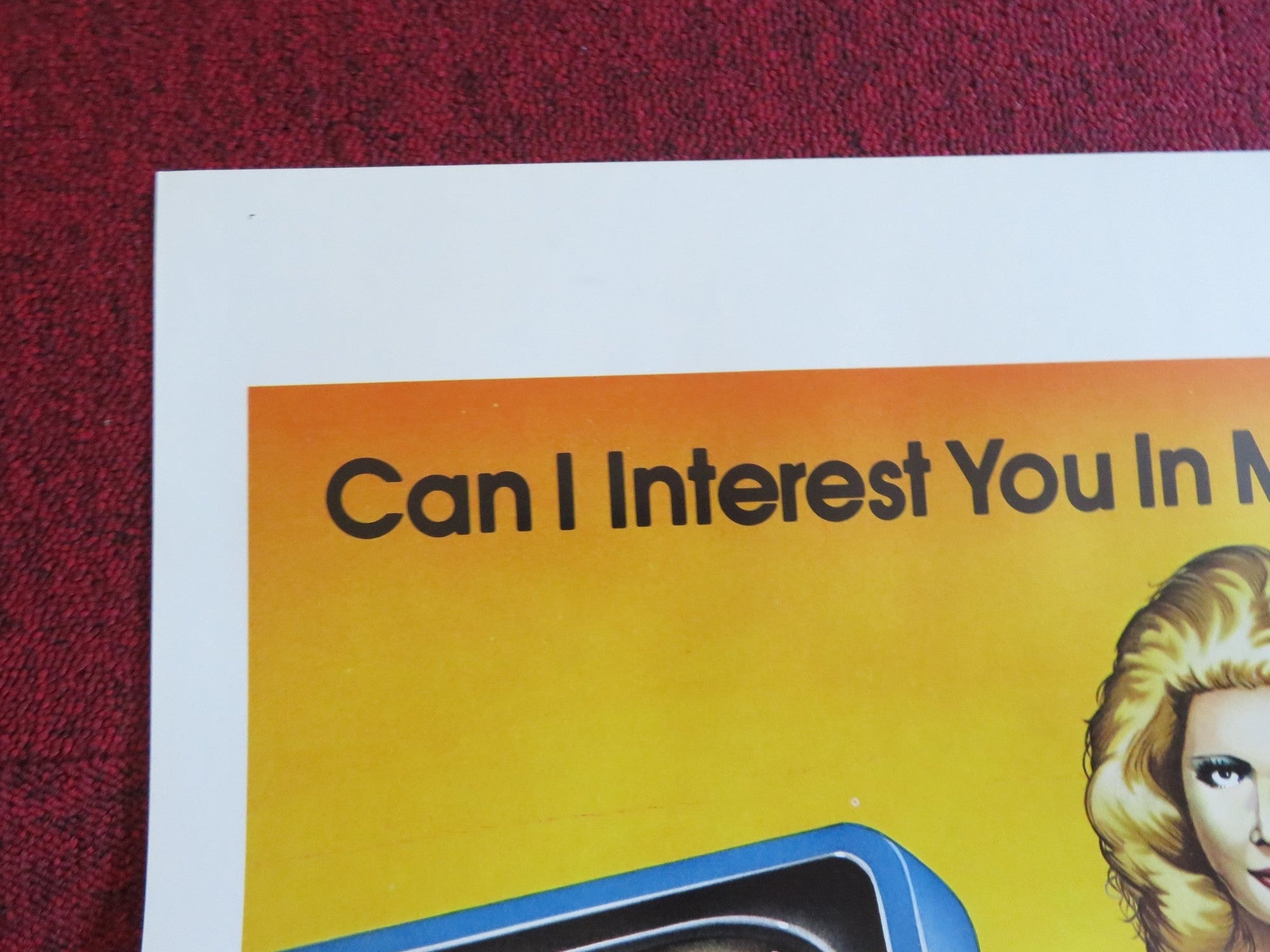 LITTLE BLUE BOX US TRI FOLDED ONE SHEET ROLLED POSTER JENNIFER WELLES 1979 Rendezvous Cinema Movie posters