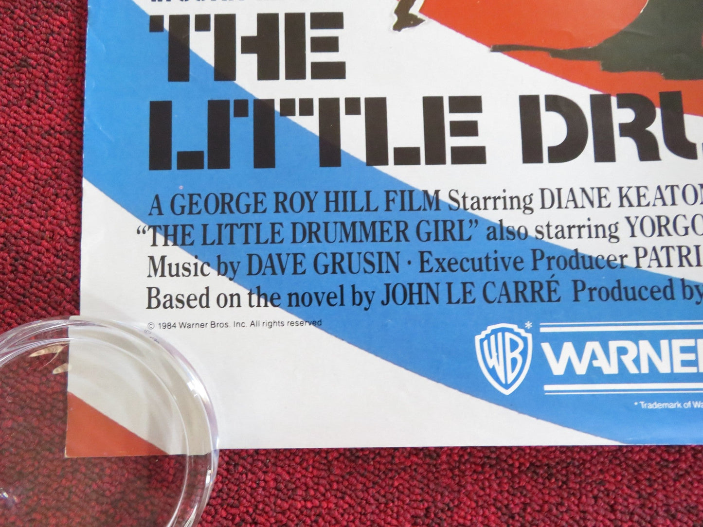 LITTLE DRUMMER GIRL VHS VIDEO POSTER ROLLED DIANE KEATON YORGO VOYAGIS 1984 Rendezvous Cinema Movie posters
