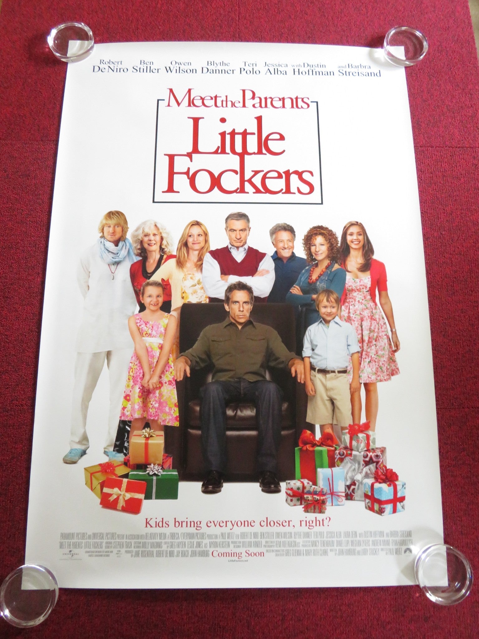 LITTLE FOCKERS - B US ONE SHEET ROLLED POSTER ROBERT DE NIRO BEN STILLER 2010 Rendezvous Cinema Movie posters