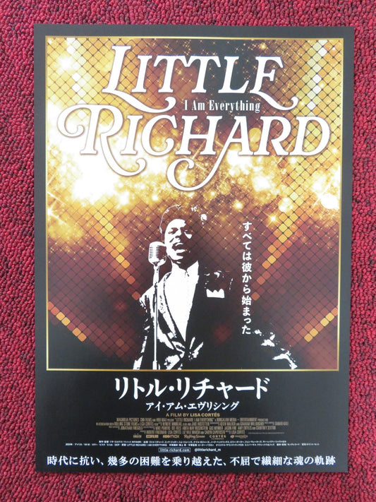 LITTLE RICHARD: I AM EVERYTHING JAPANESE CHIRASHI (B5) POSTER RICHARD BERRY 2023 Rendezvous Cinema Movie posters
