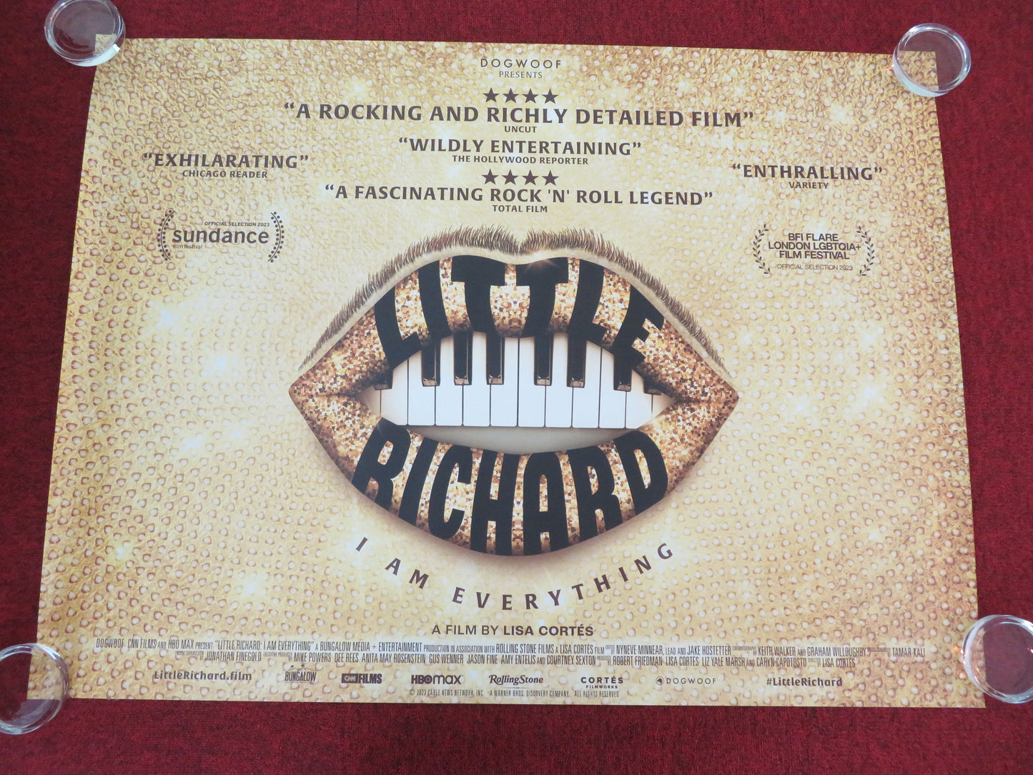Little Richard: I Am Everything UK Quad Rolled Poster 2023 Movie posters