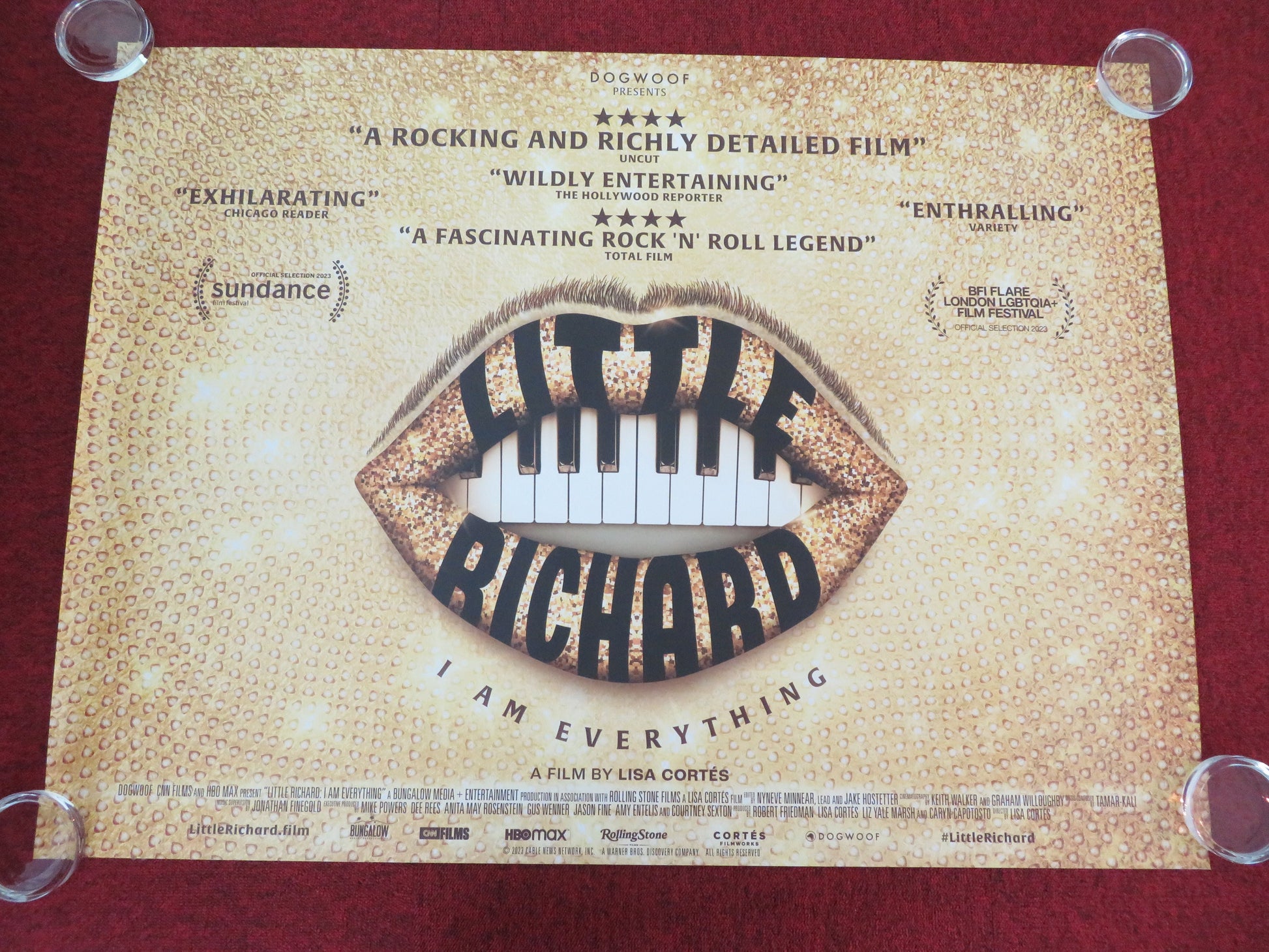 Little Richard: I Am Everything UK Quad Rolled Poster 2023 Movie posters