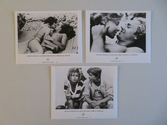 LITTLE VERA MOVIE STILL PHOTO LOT OF 3 ANDREI SOKOLOV NATALYA NEGODA 1988 - Rendezvous Cinema