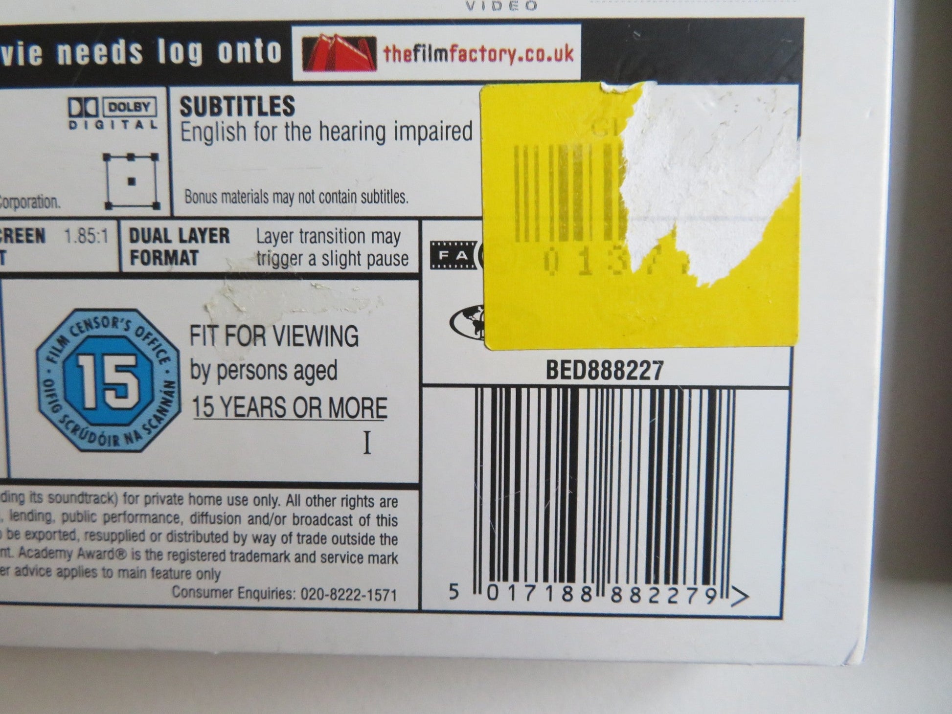 LITTLE VOICE (DVD) JANE HORROCKS MICHAEL CAINE EWAN MCGREGOR 1998 REGION 2 - Rendezvous Cinema