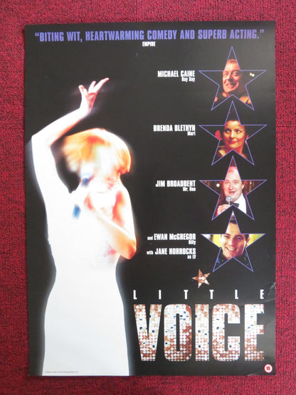 LITTLE VOICE VHS VIDEO POSTER JANE HORROCKS EWAN MCGREGOR 1998 Rendezvous Cinema Movie posters