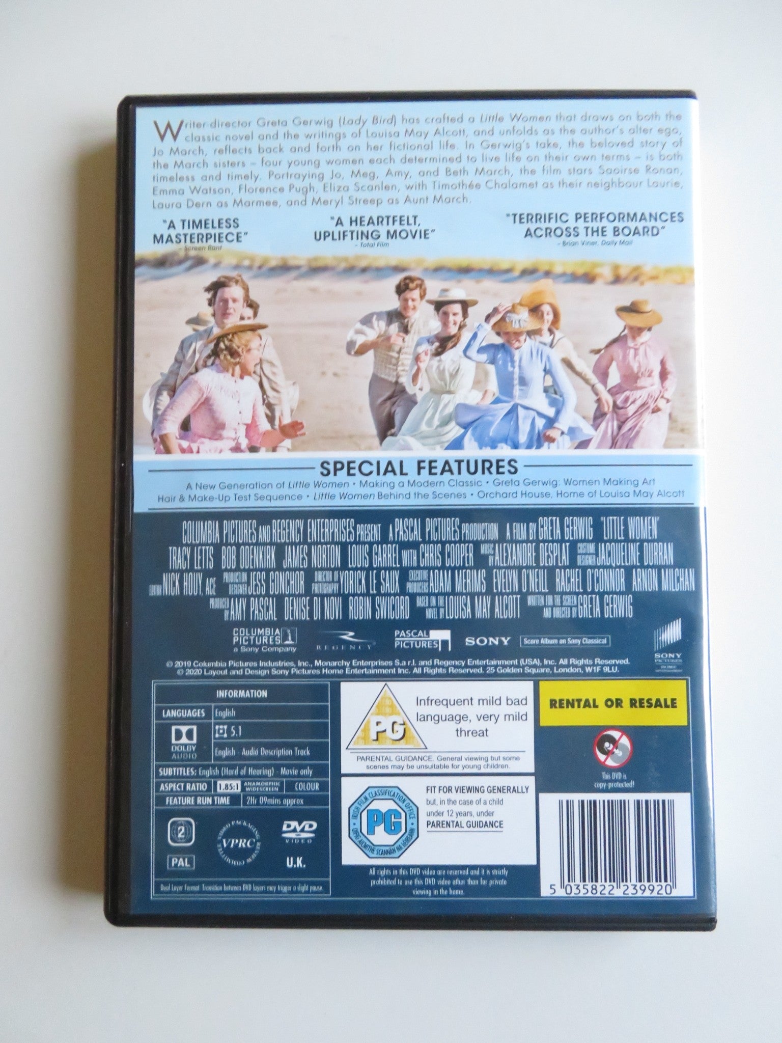 LITTLE WOMEN (DVD) SAOIRSE RONAN EMMA WATSON FLORENCE PUGH 2019 REGION 2 Movie posters