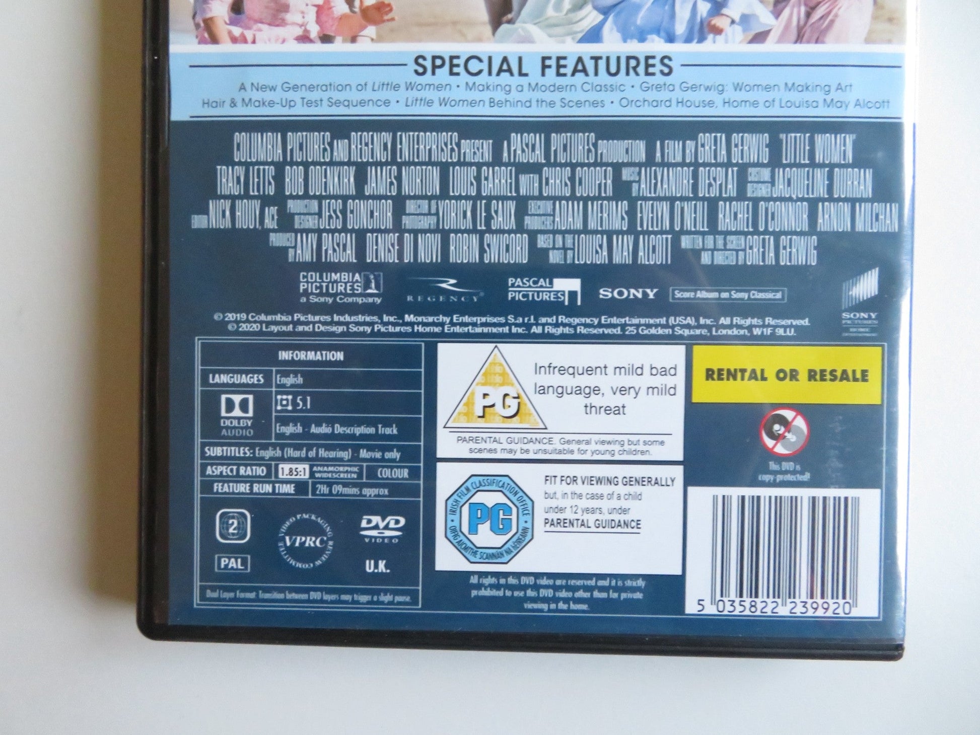 LITTLE WOMEN (DVD) SAOIRSE RONAN EMMA WATSON FLORENCE PUGH 2019 REGION 2 Movie posters