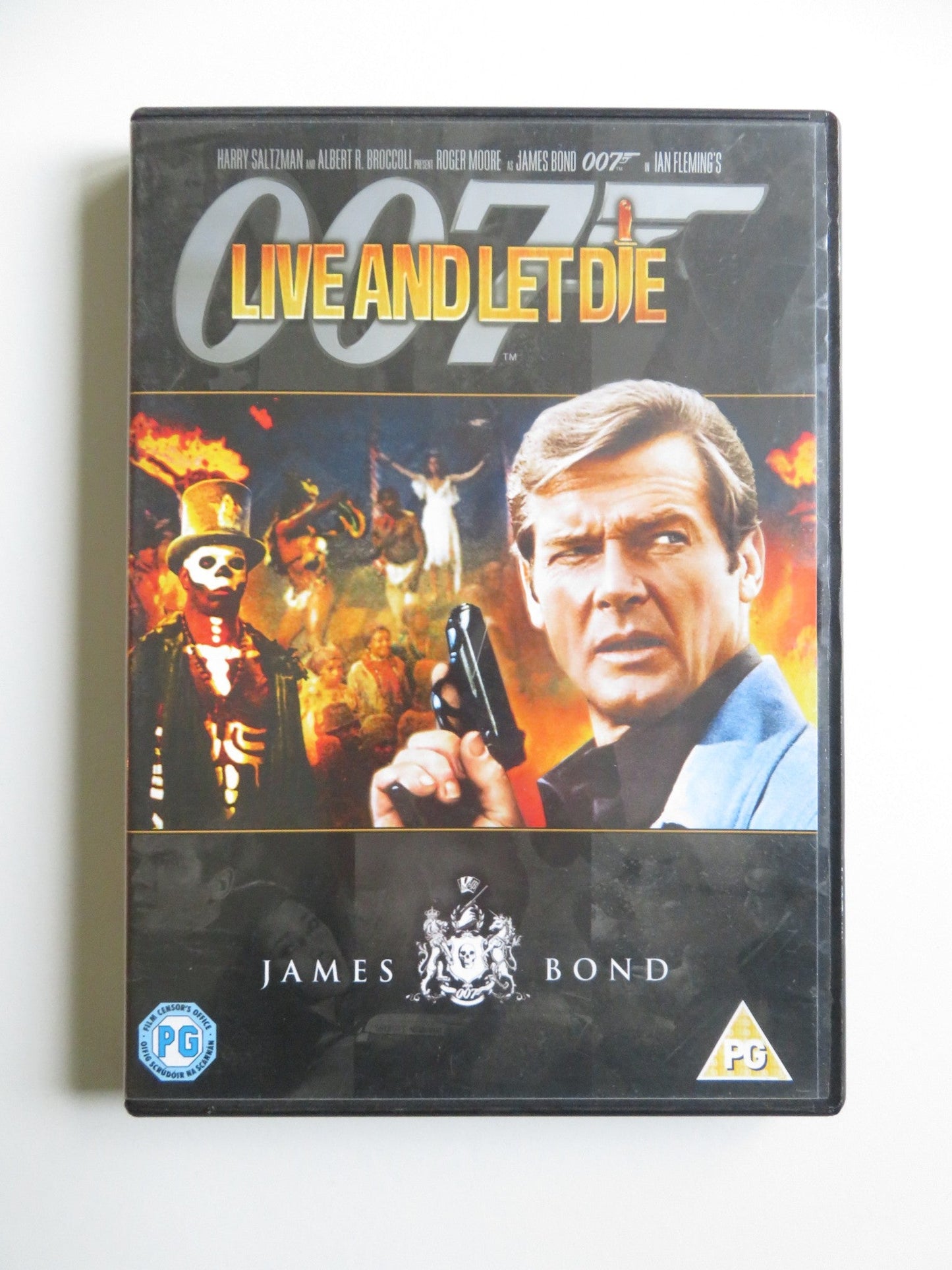 LIVE AND LET DIE (DVD) ROGER MOORE JANE SEYMOUR YAPHET KOTTO 1973 REGION 2 Movie posters
