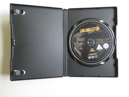 LIVE AND LET DIE (DVD) ROGER MOORE JANE SEYMOUR YAPHET KOTTO 1973 REGION 2 Movie posters