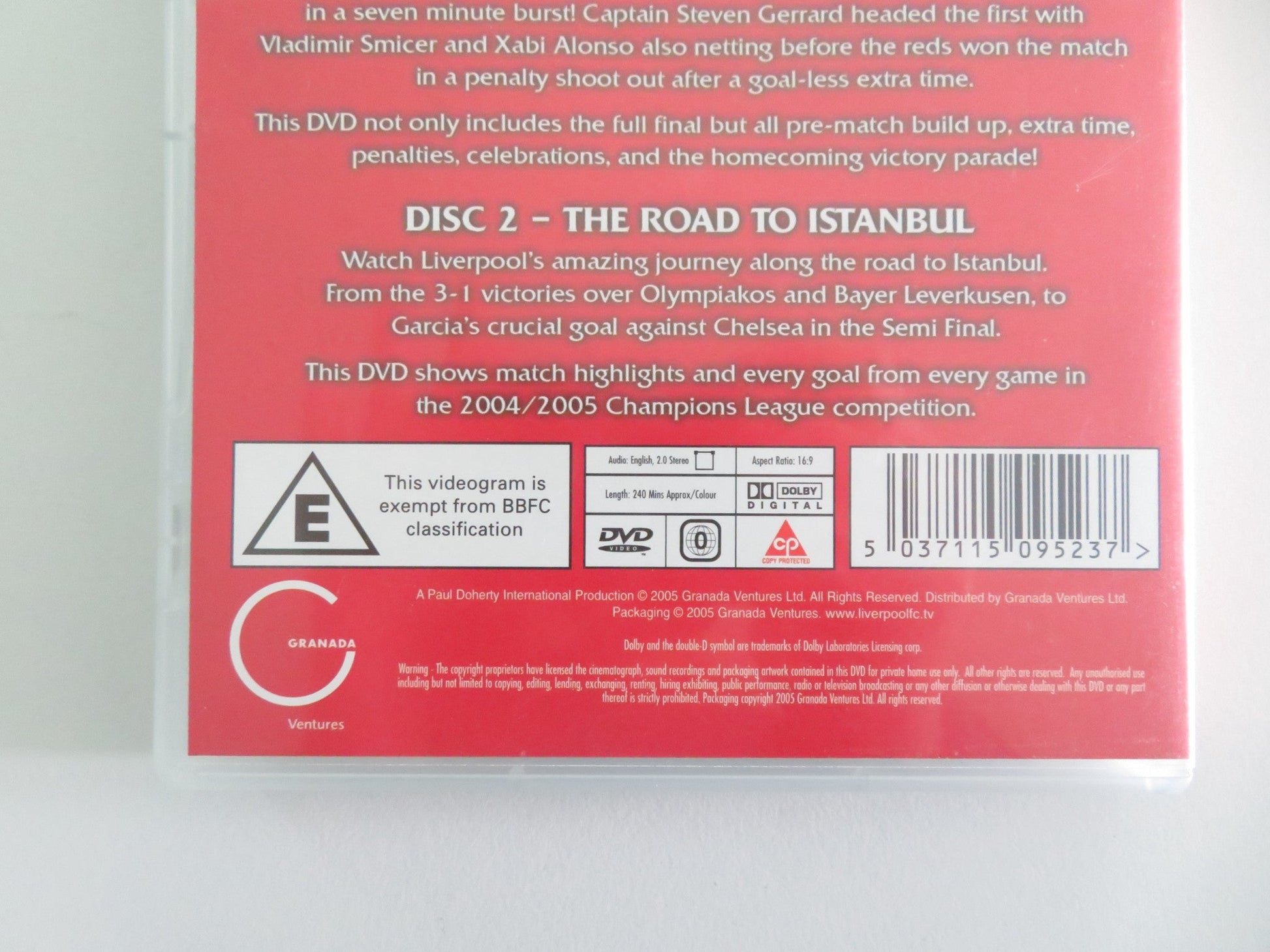 Liverpool Football Club - The Final and The Road To Istanbul (DVD) 2005 Region 0 Movie posters