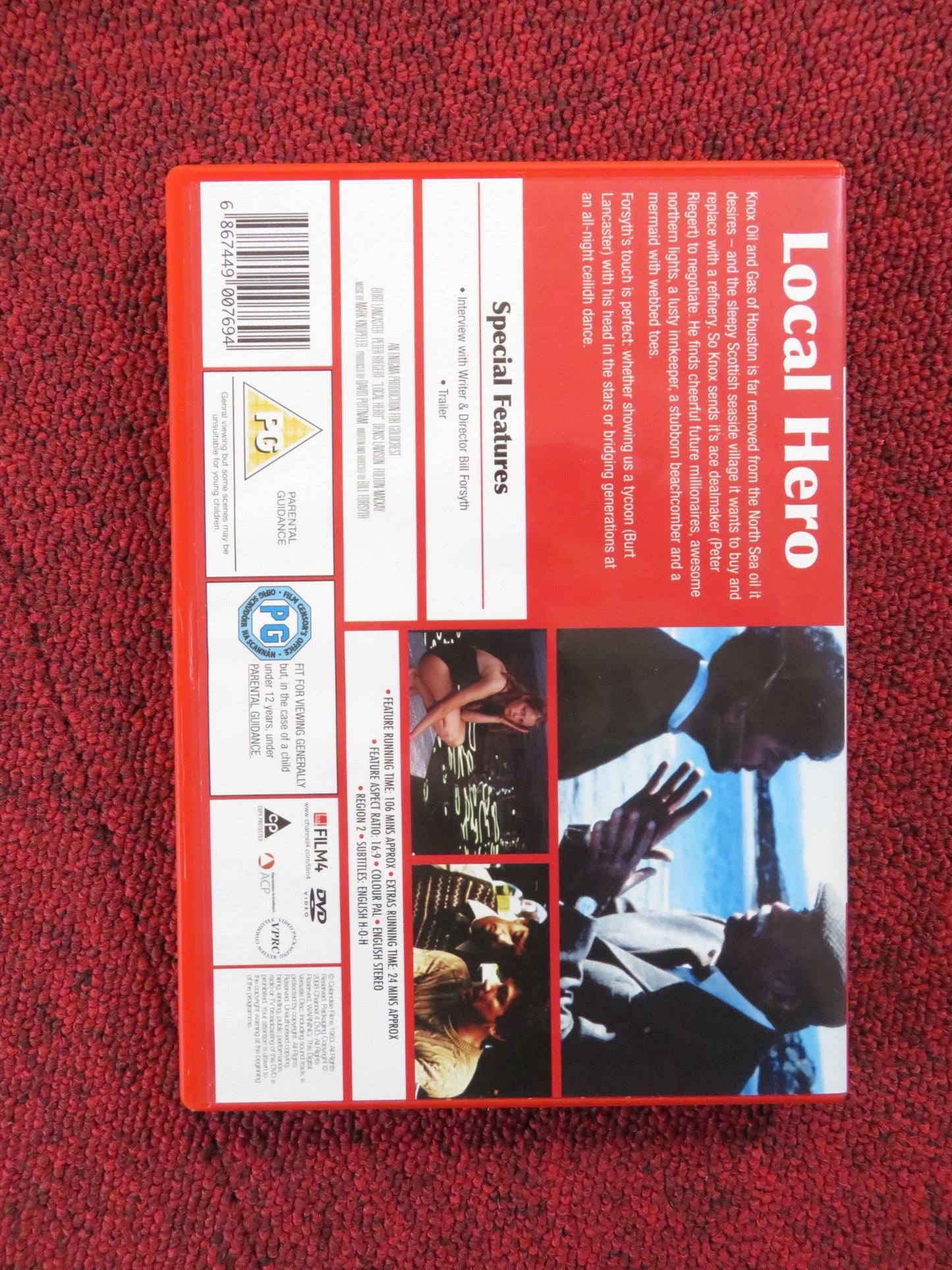 LOCAL HERO (DVD) BURT LANCASTER PETER RIEGERT 1983 REGION 2 Rendezvous Cinema Movie posters