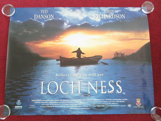 LOCH NESS UK QUAD ROLLED POSTER TED DANSON JOELY RICHARDSON 1996 Movie posters