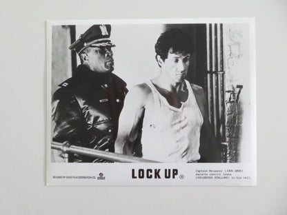 LOCK UP MOVIE STILL PHOTO LOT OF 2 SYLVESTER STALLONE JOHN AMOS 1989 Movie posters