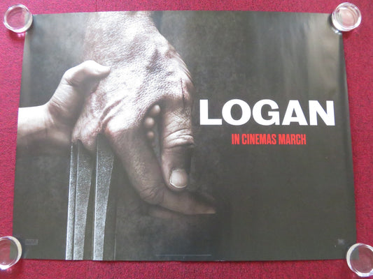 LOGAN UK QUAD ROLLED POSTER HUGH JACKMAN PATRICK STEWART 2017 Rendezvous Cinema Movie posters
