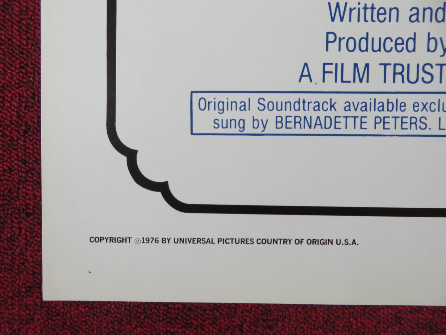 LOLLIPOP / FOREVER YOUNG, FOREVER FREE FOLDED US ONE SHEET POSTER J. FERRER 1976 Rendezvous Cinema Movie posters