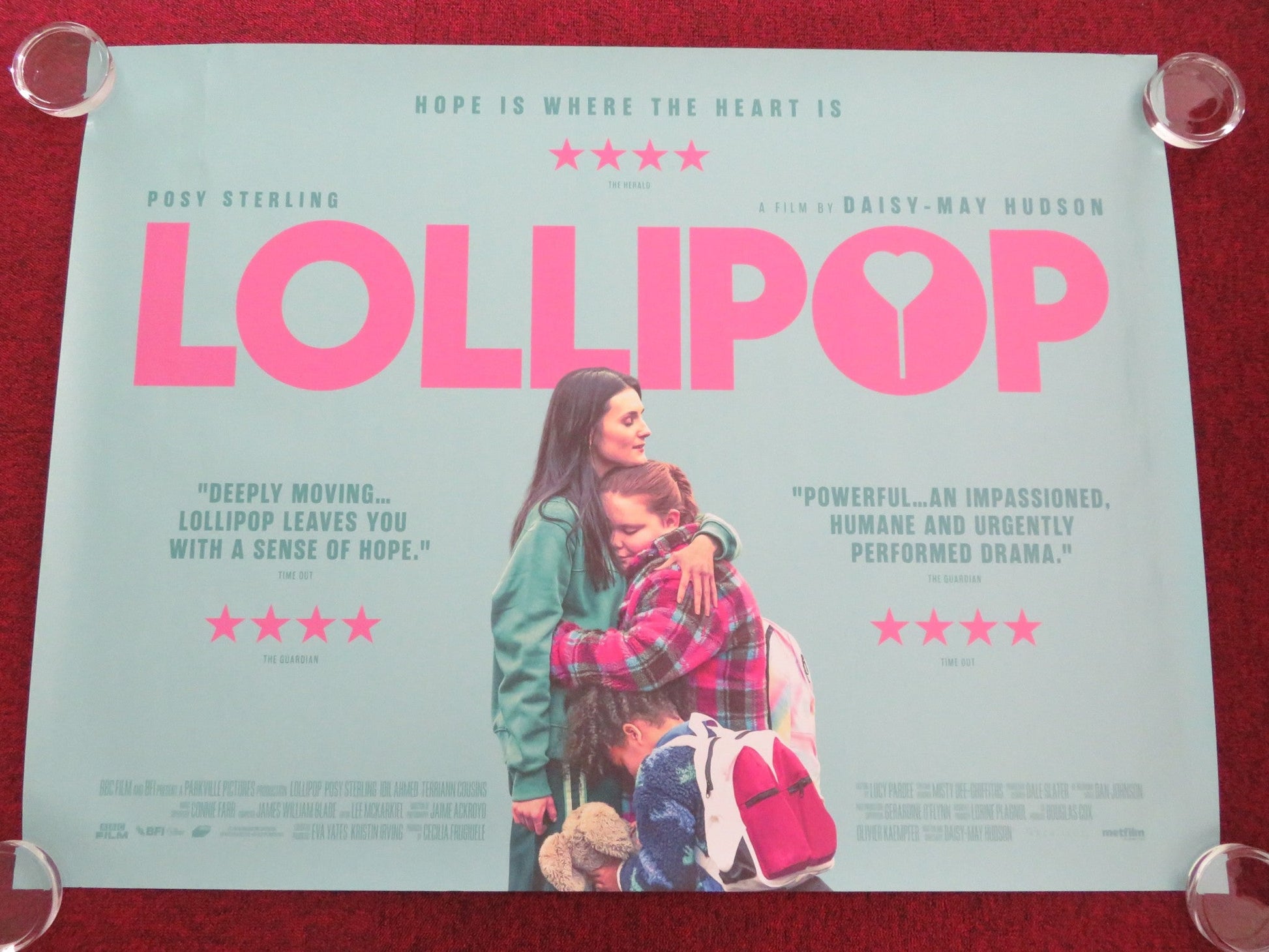 LOLLIPOP UK QUAD ROLLED POSTER POSY STERLING IDIL AHMED 2024 Movie posters
