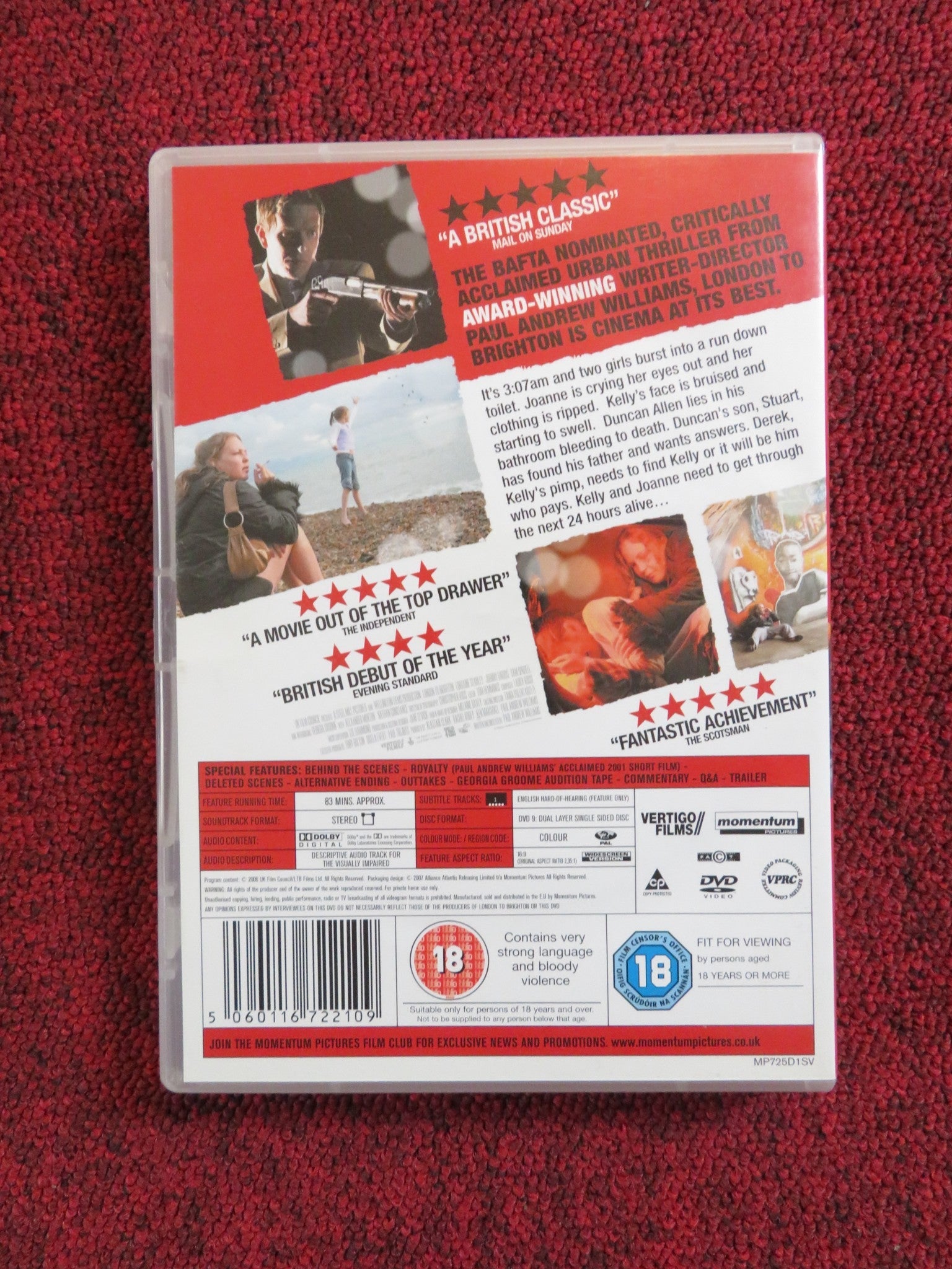 LONDON TO BRIGHTON (DVD) LORRAINE STANLEY JOHNNY HARRIS 2006 REGION 2 Rendezvous Cinema Movie posters