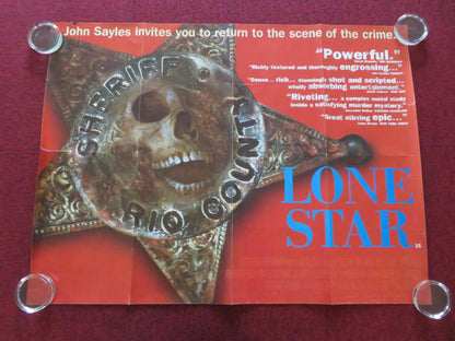 LONE STAR UK QUAD ROLLED POSTER MATTHEW MCCONAUGHEY KRIS KRISTOFFERSON 1996 - Rendezvous Cinema