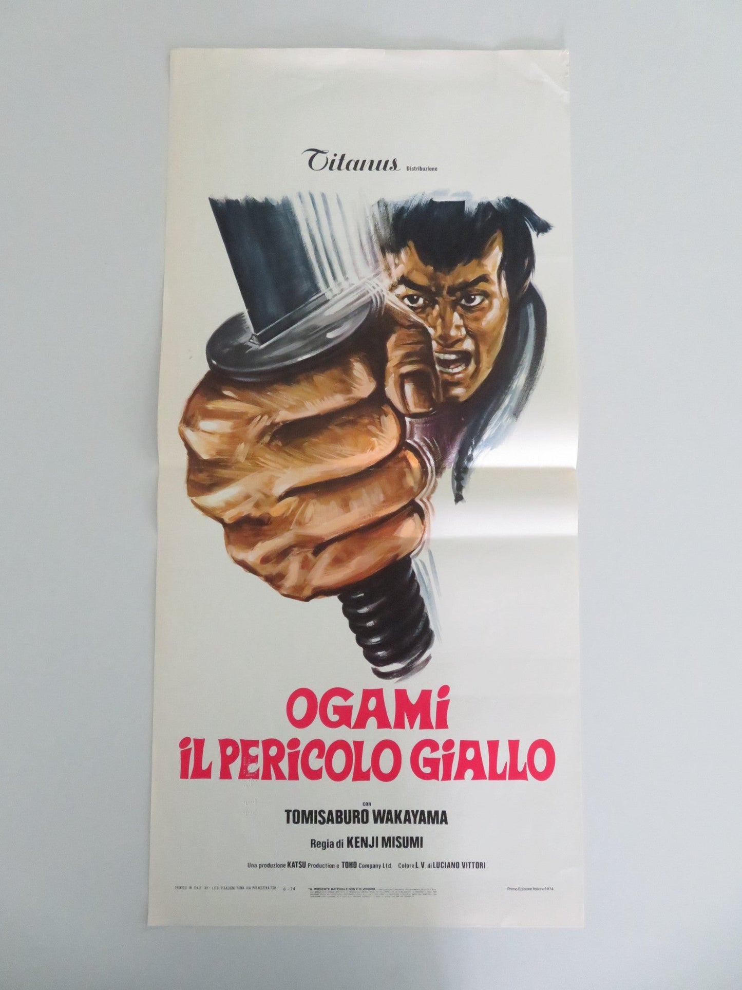 LONE WOLF AND CUB: BABY CART AT THE RIVER STYX ITALIAN LOCANDINA POSTER 1974 Movie posters
