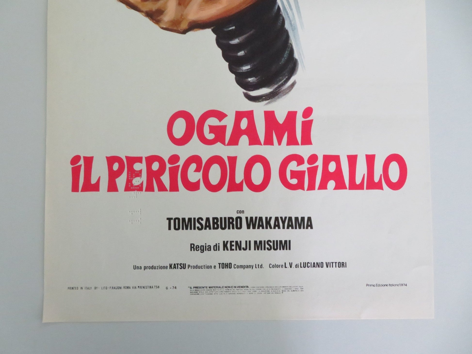 LONE WOLF AND CUB: BABY CART AT THE RIVER STYX ITALIAN LOCANDINA POSTER 1974 Movie posters