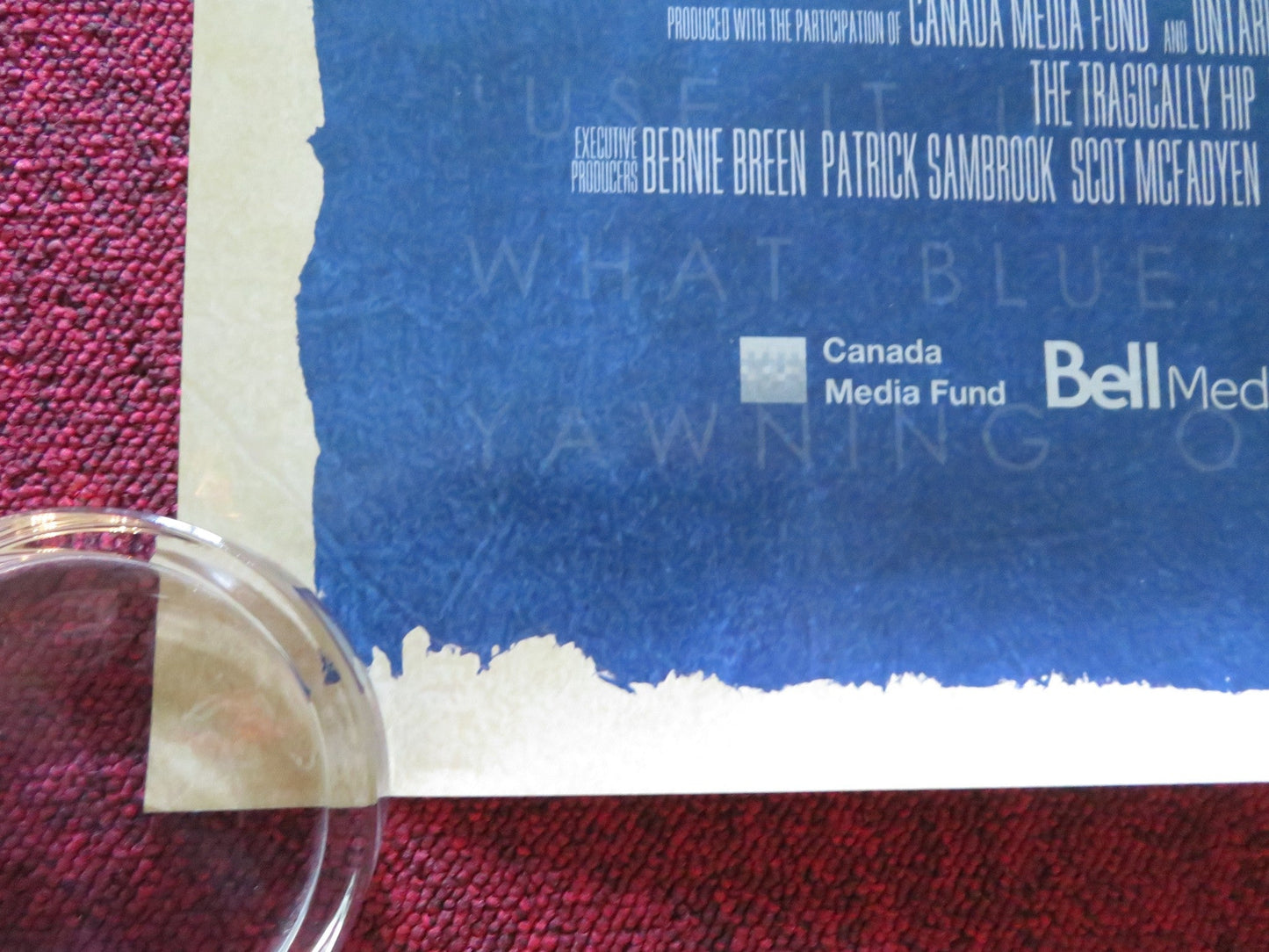 LONG TIME RUNNING US ONE SHEET ROLLED POSTER THE TRAGICALLY HIP 2017 Rendezvous Cinema Movie posters