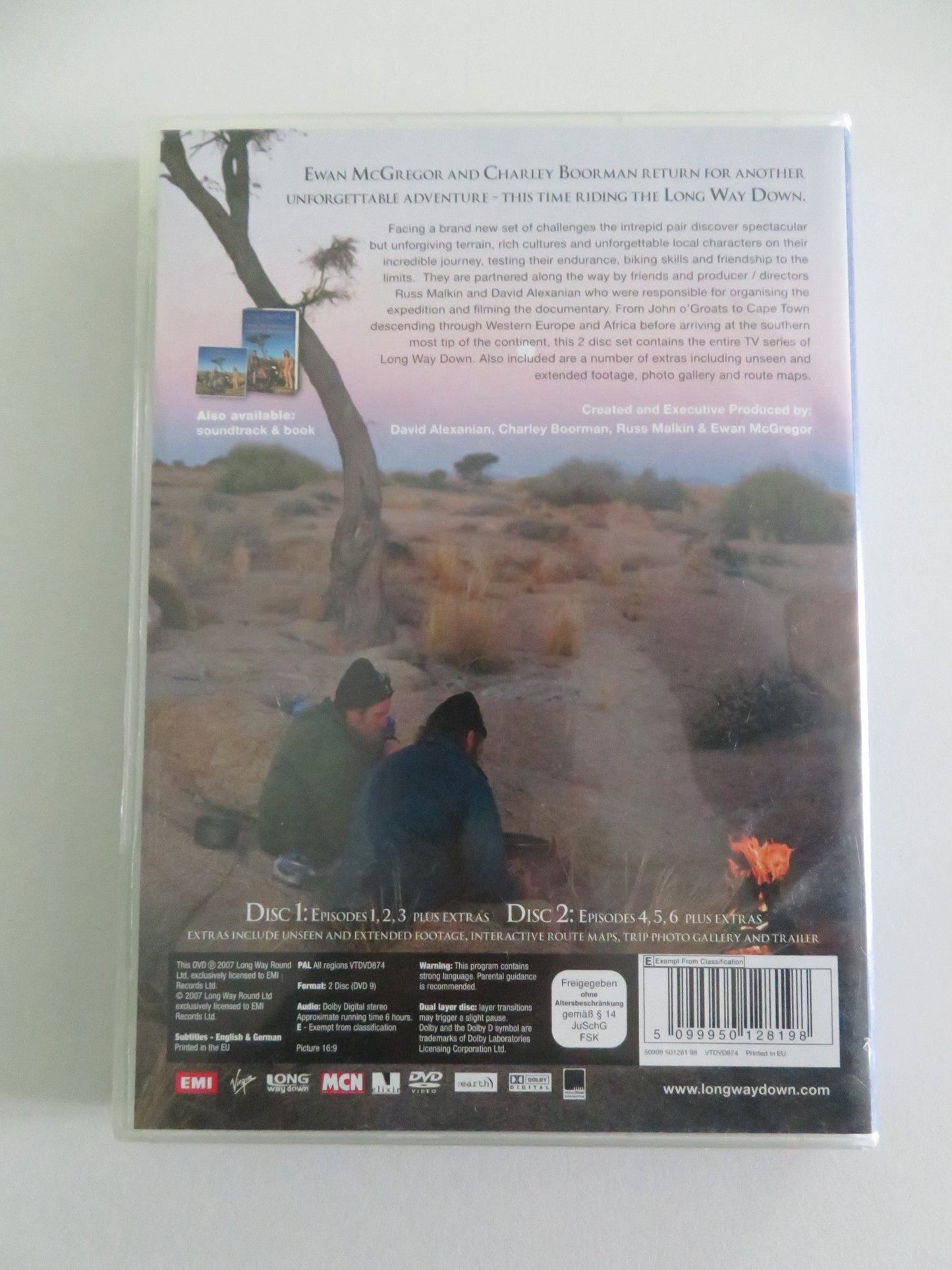 LONG WAY DOWN (DVD) EWAN MCGREGOR CHARLEY BOORMAN 2007 REGION ALL Movie posters