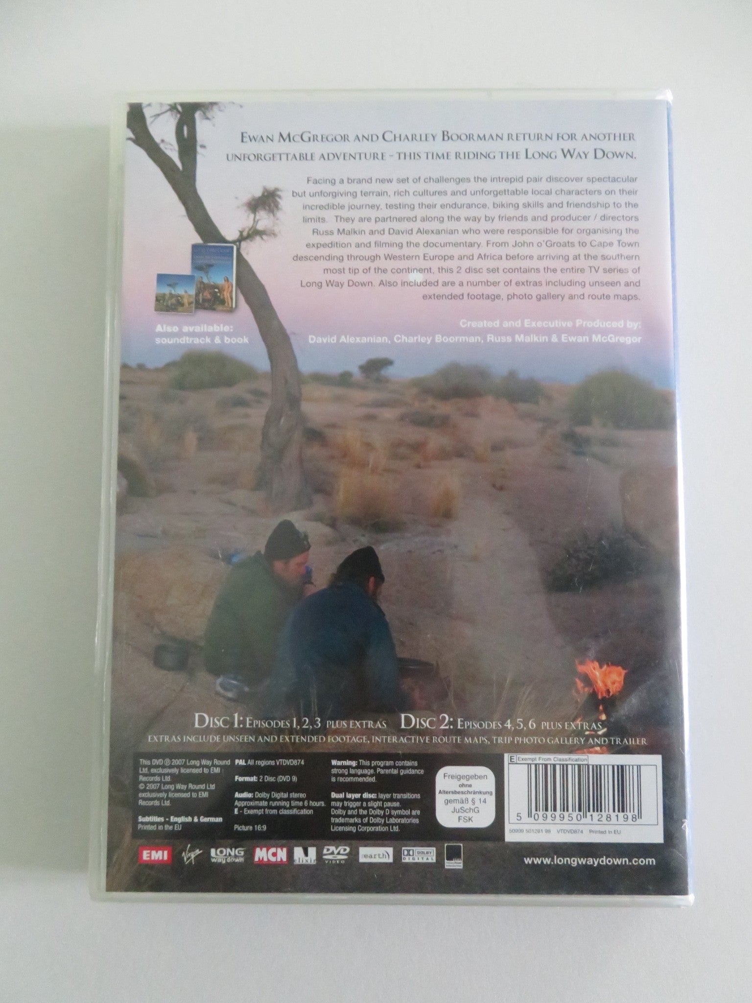 LONG WAY DOWN (DVD) EWAN MCGREGOR CHARLEY BOORMAN 2007 REGION ALL Movie posters