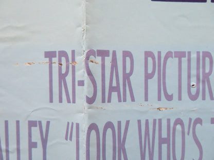 LOOK WHO'S TALKING UK QUAD POSTER FOLDED JOHN TRAVOLTA KIRSTIE ALLEY 1989 Rendezvous Cinema Movie posters