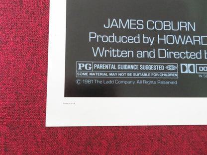 LOOKER FOLDED US ONE SHEET POSTER JAMES COBURN SUSAN DEY 1981 Movie posters