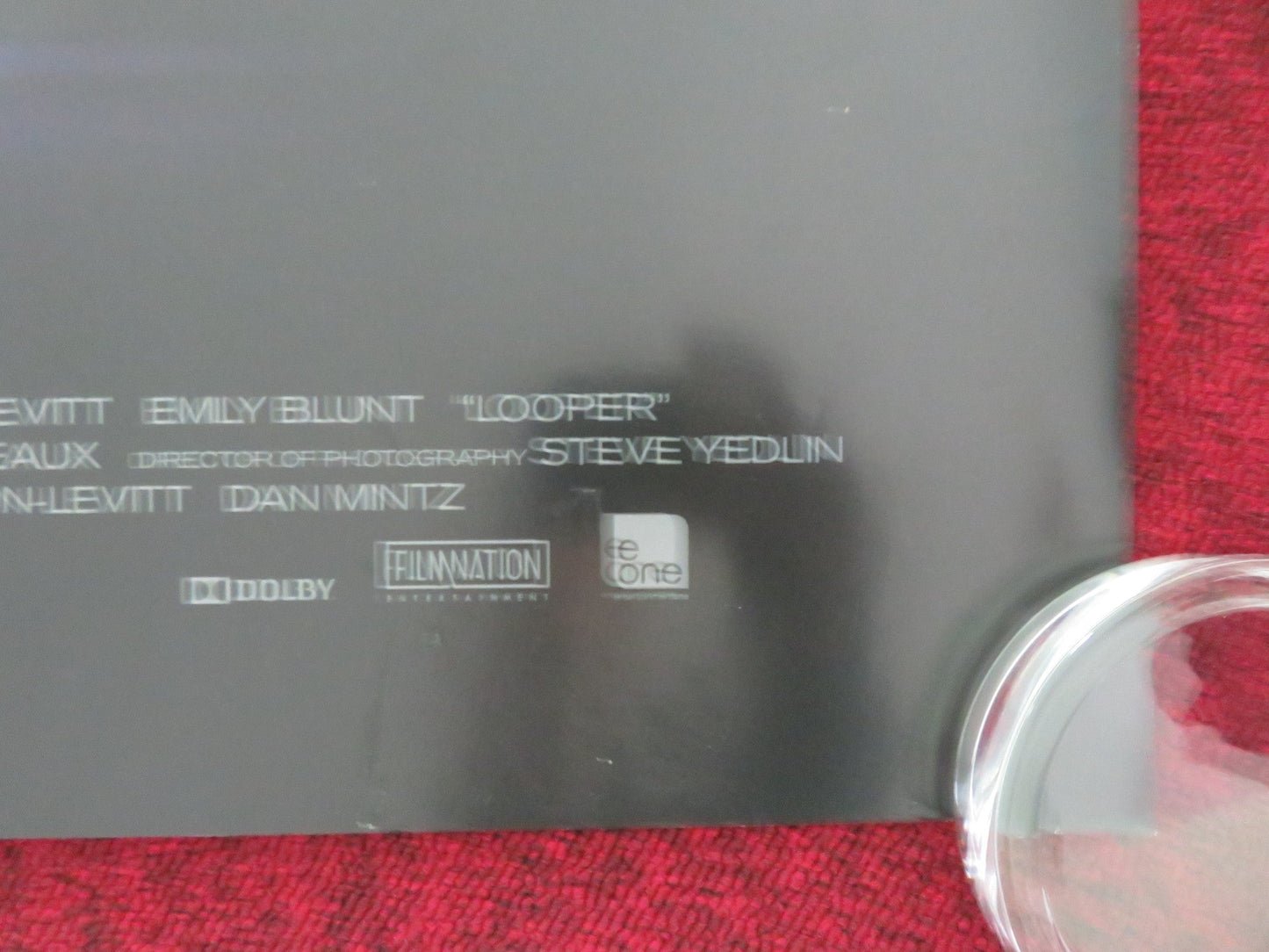 LOOPER - B UK QUAD ROLLED POSTER JOSEPH GORDON - LEVITT BRUCE WILLIS 2012 Movie posters