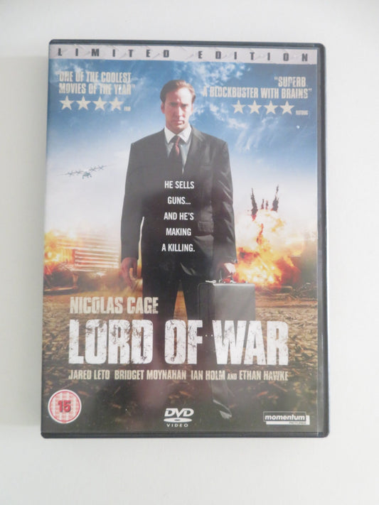 LORD OF WAR - LIMITED EDITION (DVD) NICOLAS CAGE JARED LETO 2005 REGION 2 Movie posters