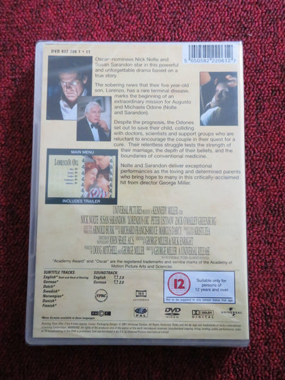 LORENZOS OIL (DVD) NICK NOLTE SUSAN SARANDON 1992 REGION 2, 4 Rendezvous Cinema Movie posters