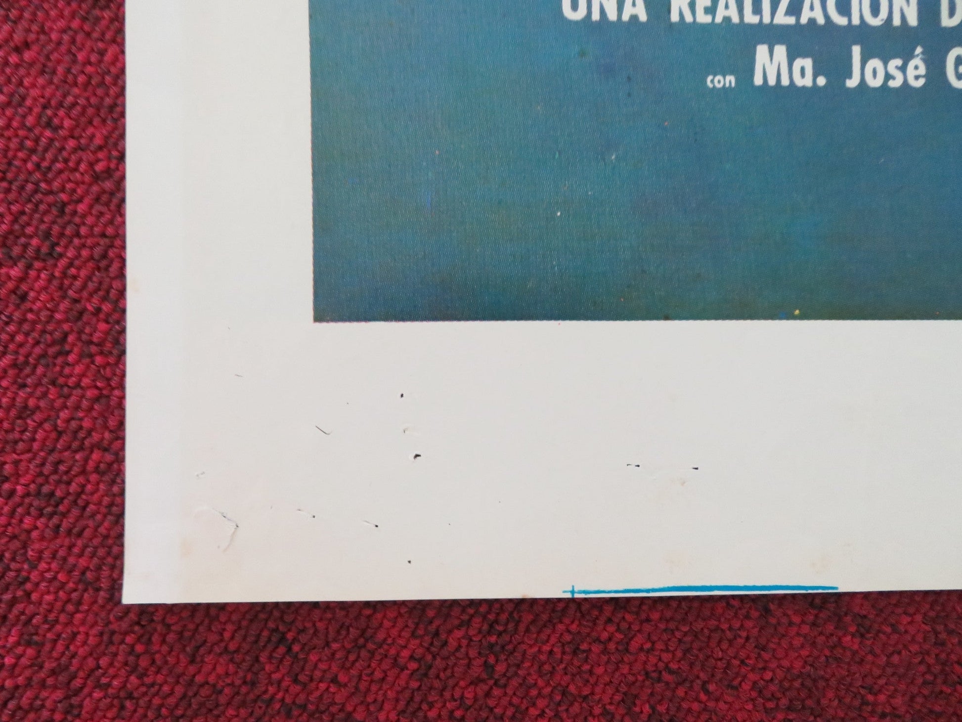 LOS NAUFRAGOS DEL LIGURIA MEXICAN POSTER ROLLED TINA ROMERO IGNACIO RETES 1985 Movie posters